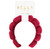 Velvet Makeup Headband - Burgundy with Rhinestones