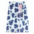 Plush Spa Wrap - Blue Gingham + Hydrangeas with Pink Droopy Bow