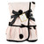 Plush Spa Wrap - Blush/Black Dots