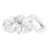 Velvet Present Ornament Scrunchie - White - Set of 2