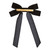 Velvet Hair Bows - Black/White