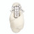 Plush Slippers - Ivory Criss-Cross 