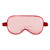 Sleep Mask in Ornament - Blush + Burgundy Trim
