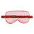 Sleep Mask in Ornament - Blush + Burgundy Trim