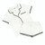 Short Bamboo PJ Set - White + Forest Green Whip Stitch