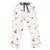 Full-Length Ruffle PJ Set With Velvet Tie - White + Holiday Drinks
