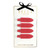 Crease Free Hair Clips - Red - Set of 4