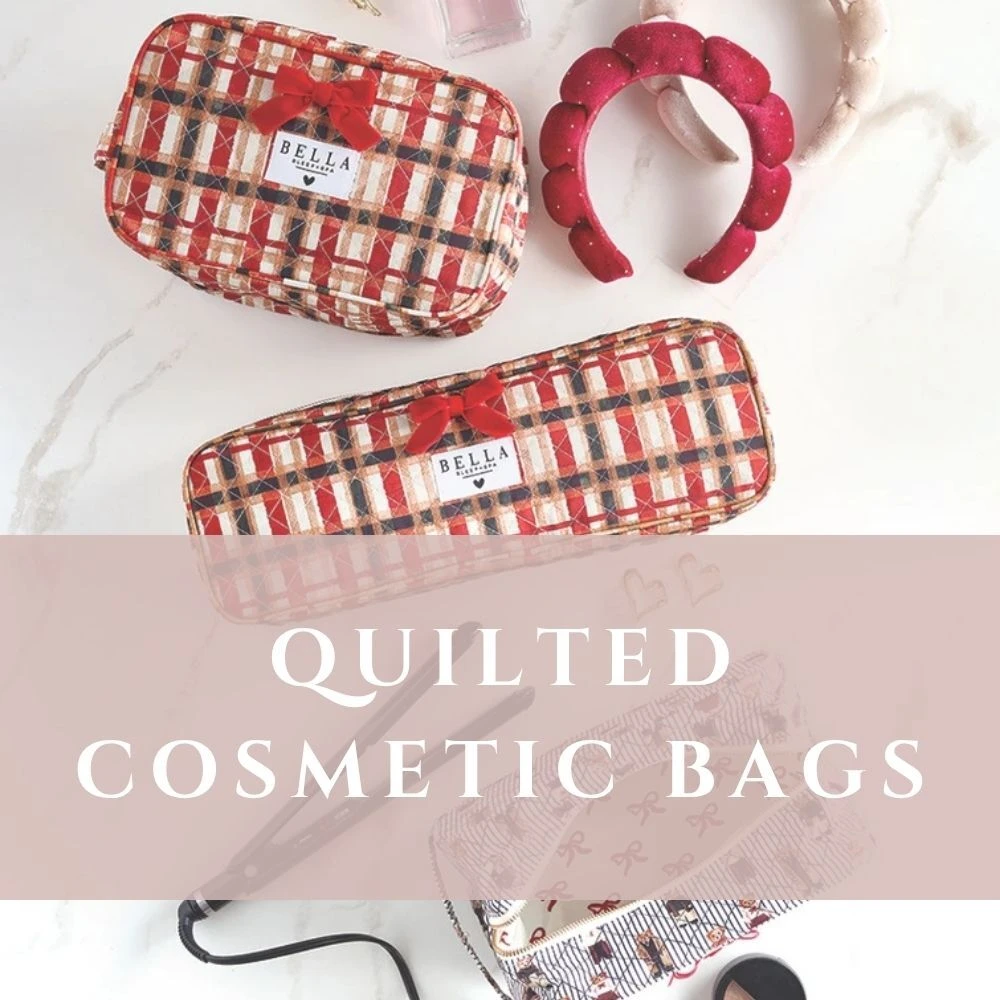 SHOP QUILTED COSMETIC BAGS