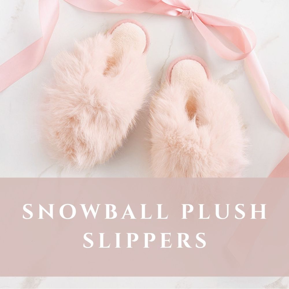 SHOP SNOWBALL PLUSH SLIPPERS