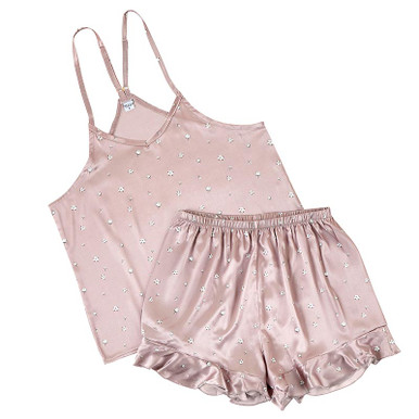 【＊ぽん＊】maison de dolce. blossom cami Cami + Ruffled Short - Cotton Blossom - [Consumer]Bella Sleep + Spa