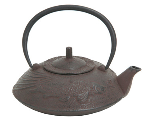Japanese Koi Cast Iron Teapot