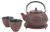 Red Bamboo Cast Iron Tea Set