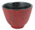 Red Cast Iron Teacup