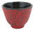 Red Bamboo Cast Iron Teacup