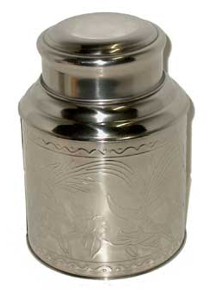 Large Stainless Steel Tea Canister (10.6 oz - 17.3 oz)