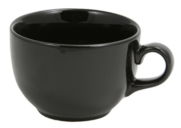 Jumbo Black Ceramic Cup