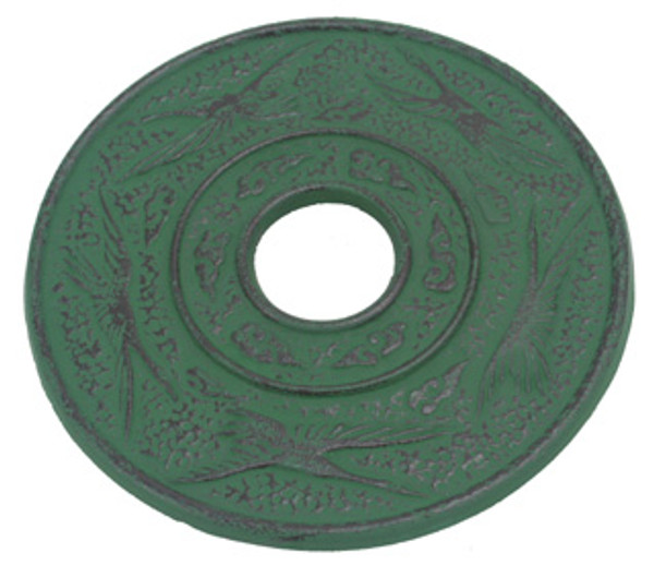 Green Crane Iron Cast Trivet