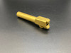 MDX Arm G19 Flush and Crown Non Threaded Barrel - TiN (Gold) Rear View
