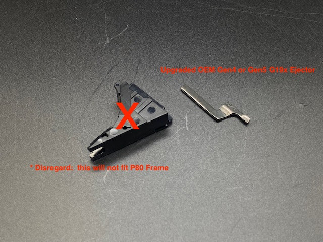 Glock OEM Trigger Mechanism Housing With Ejector Installed 9MM