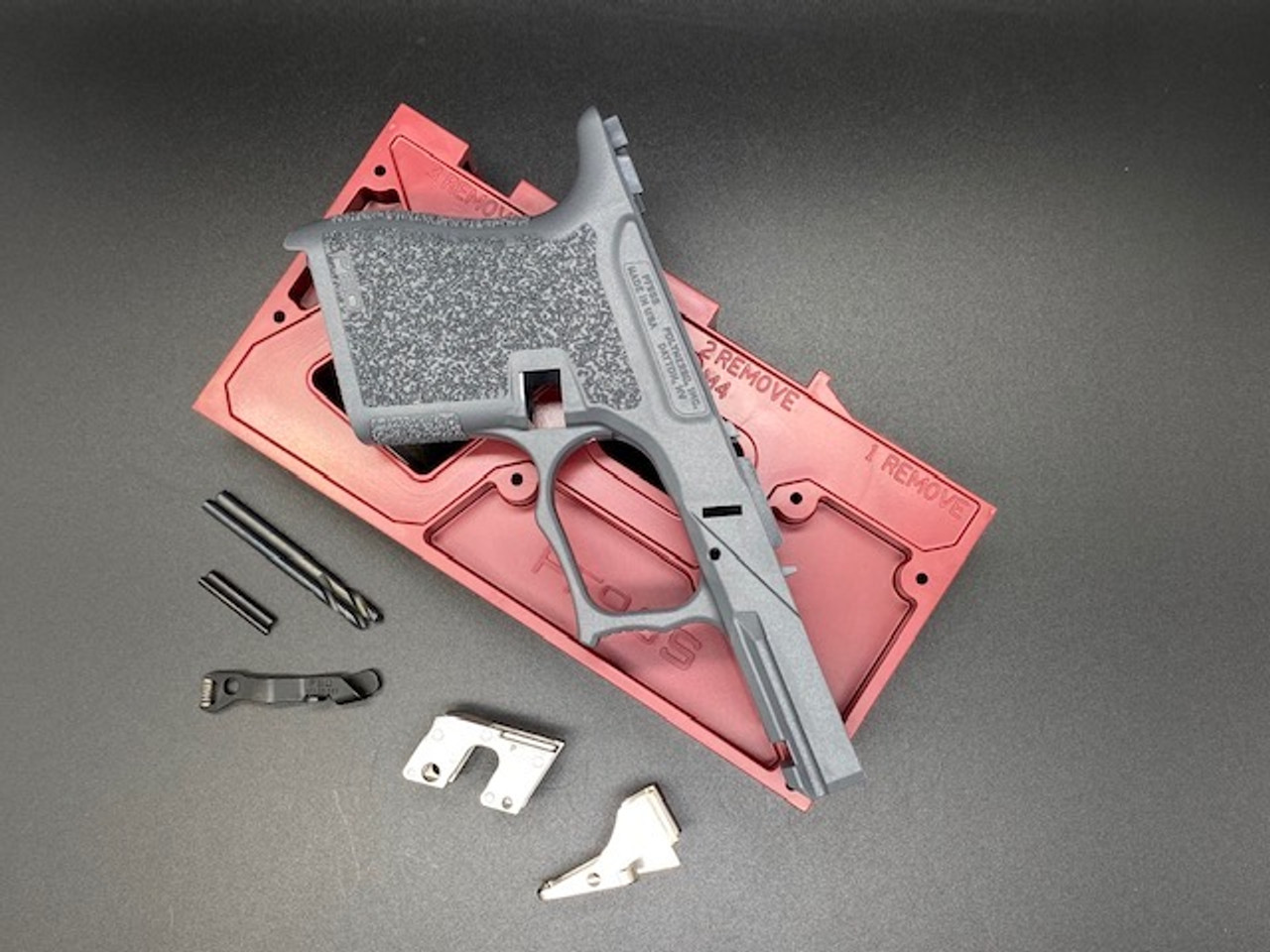Polymer80 PF9SS 80% Textured Single Stack 9mm Pistol Frame Kit for Glock G43