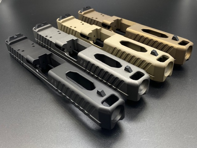 MDX Arms G19 PRO COMP with RMR Cut Stripped Slides Side View 2