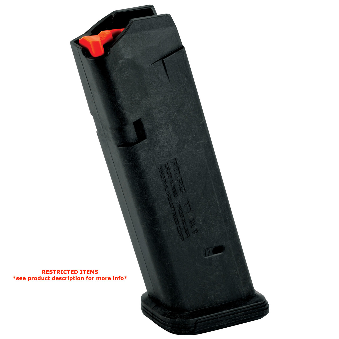 Magpul Magazine PMAG 9MM 17 Rounds Fits Glock 17/34 in Black