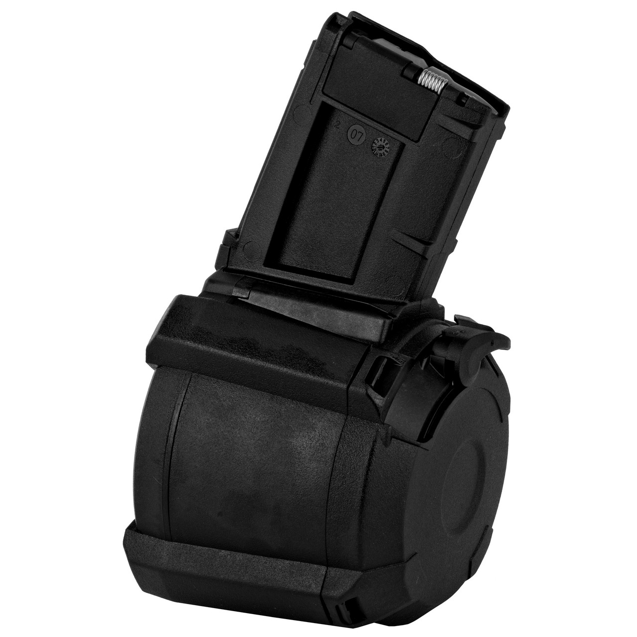 Magpul Magazine PMAG D-60 223 Remington/556NATO 60 Rounds Fits AR-15/M4 in Black right side