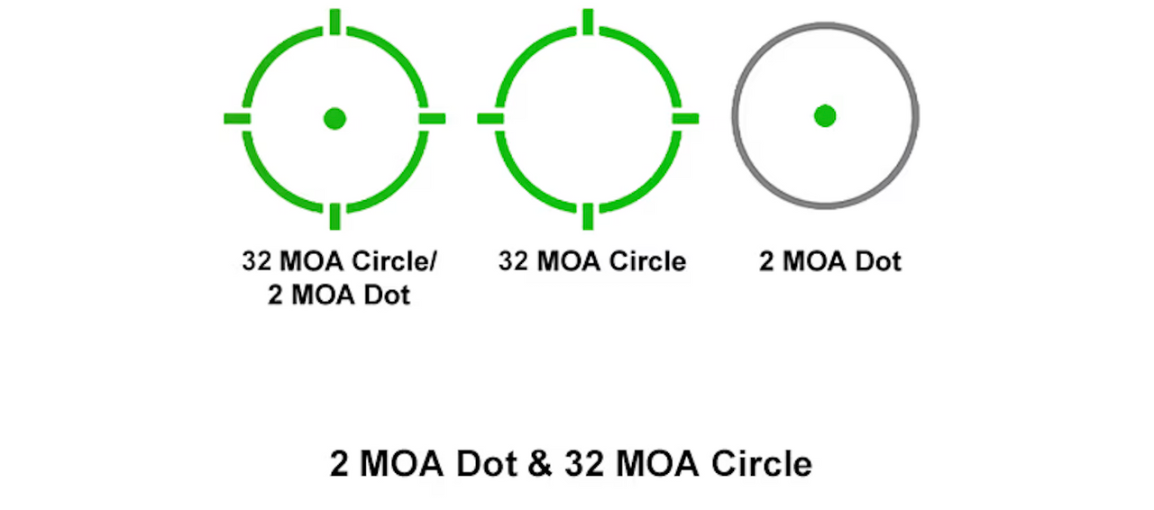 Holosun EPS Enclose Pistol Sight MRS Multiple Reticle - Green