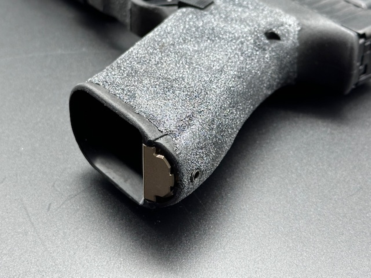 MDX Arms Brass Grip Plug (BGP) for G17 Size Gen 4-5 Pistol Frame installed on G17 Gen5