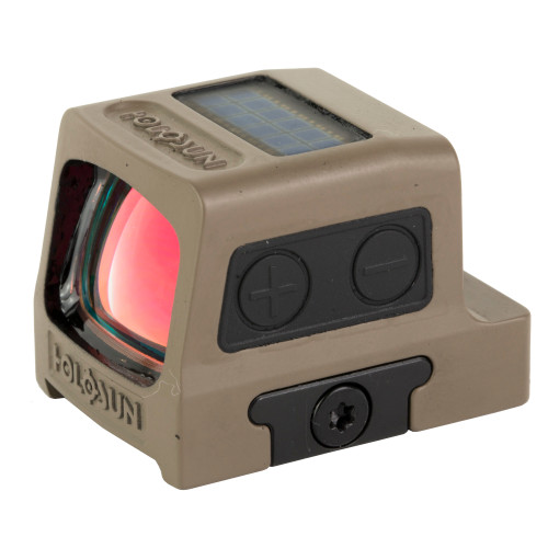 Holosun 509T X2 MRS Titanium w/ Includes RMR Adapter Plate (Not compatible with ZEV) - in FDE/Red Dot/Battery and Solar Powered LS
