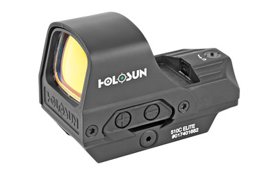 Holosun 510C Elite Solar Open Reflex Multiple Reticle - Green