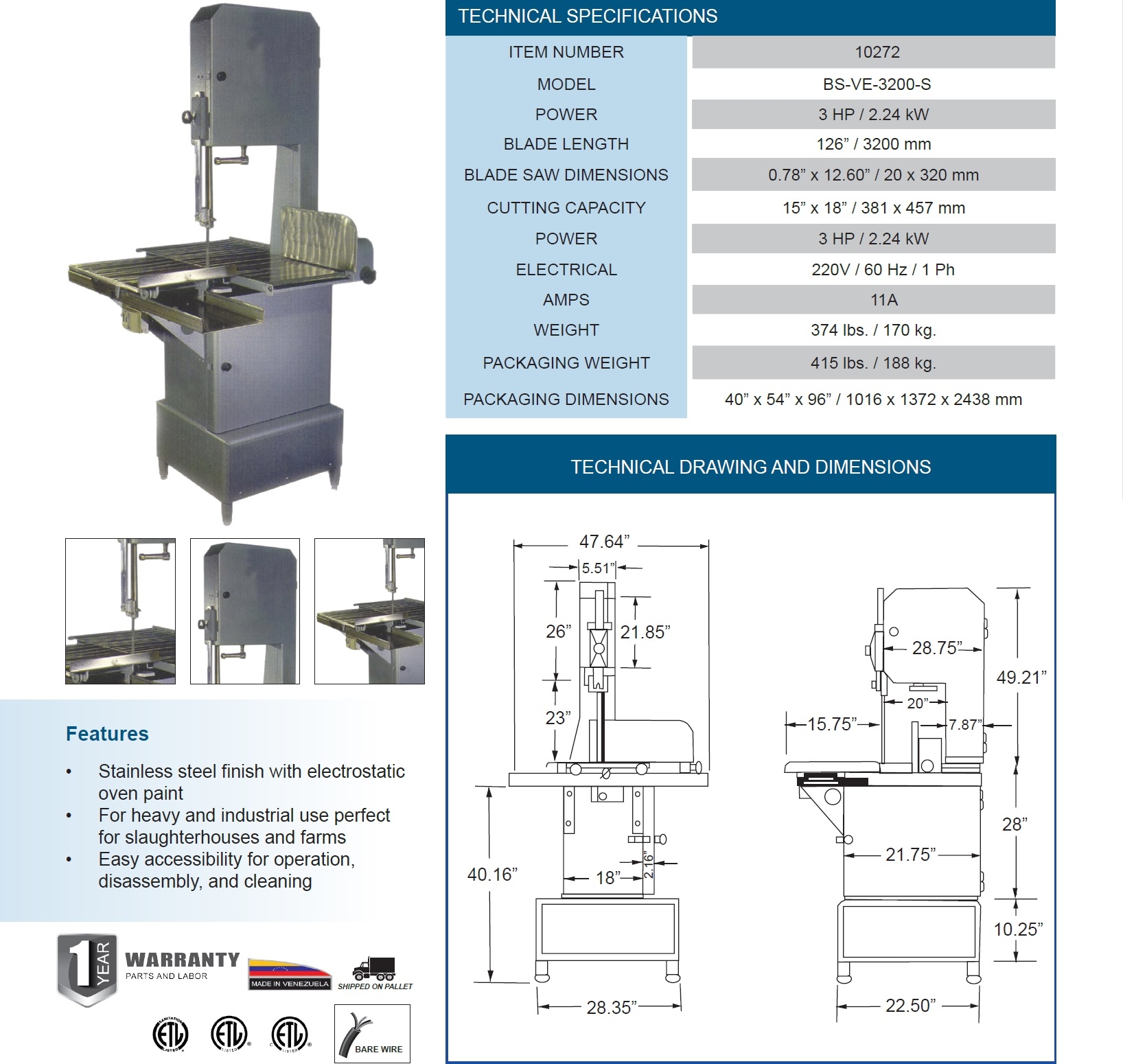 Omcan 10272