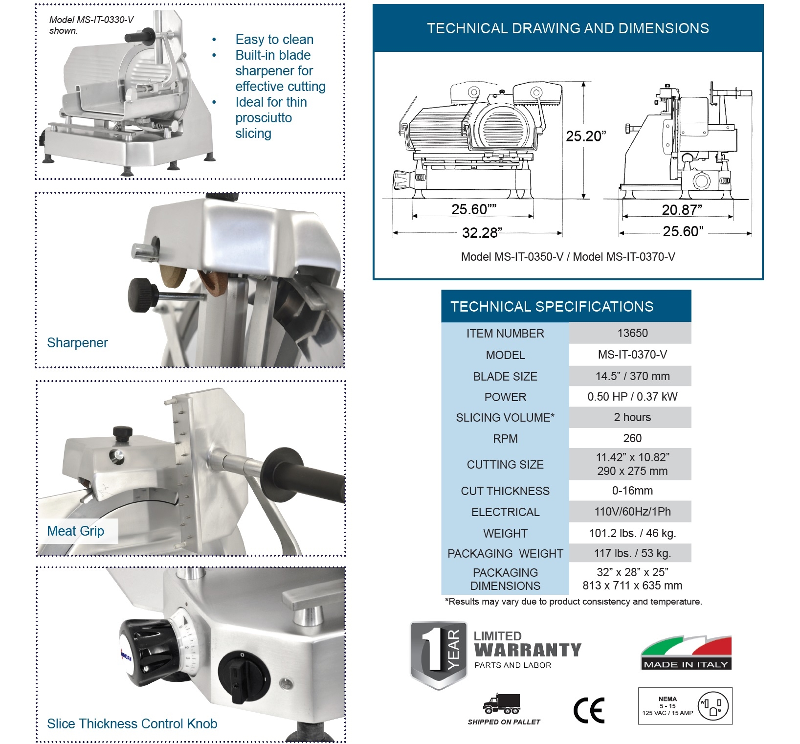 Omcan 13650