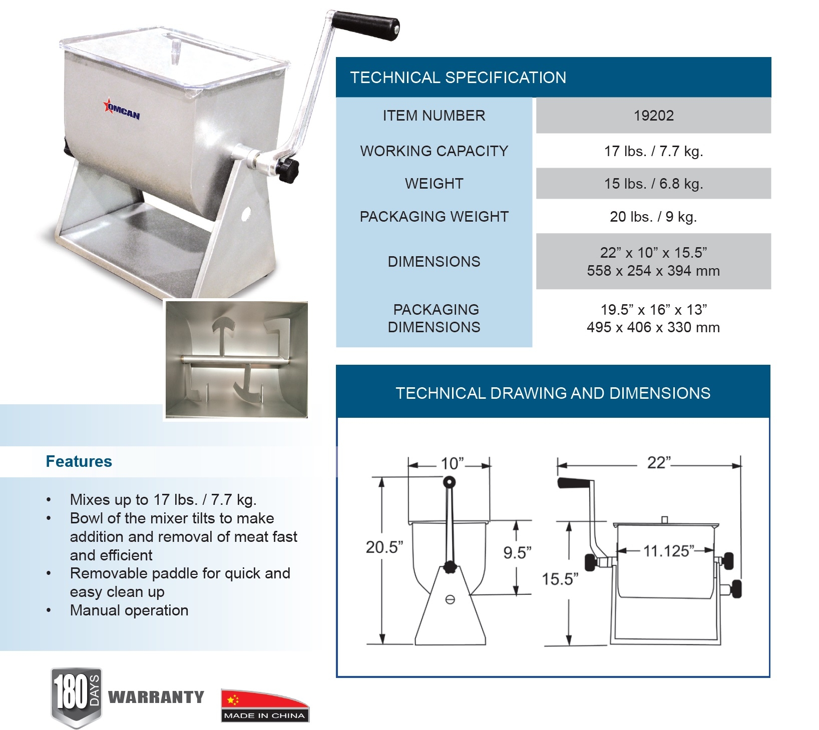 Omcan 19202 Omcan 19202