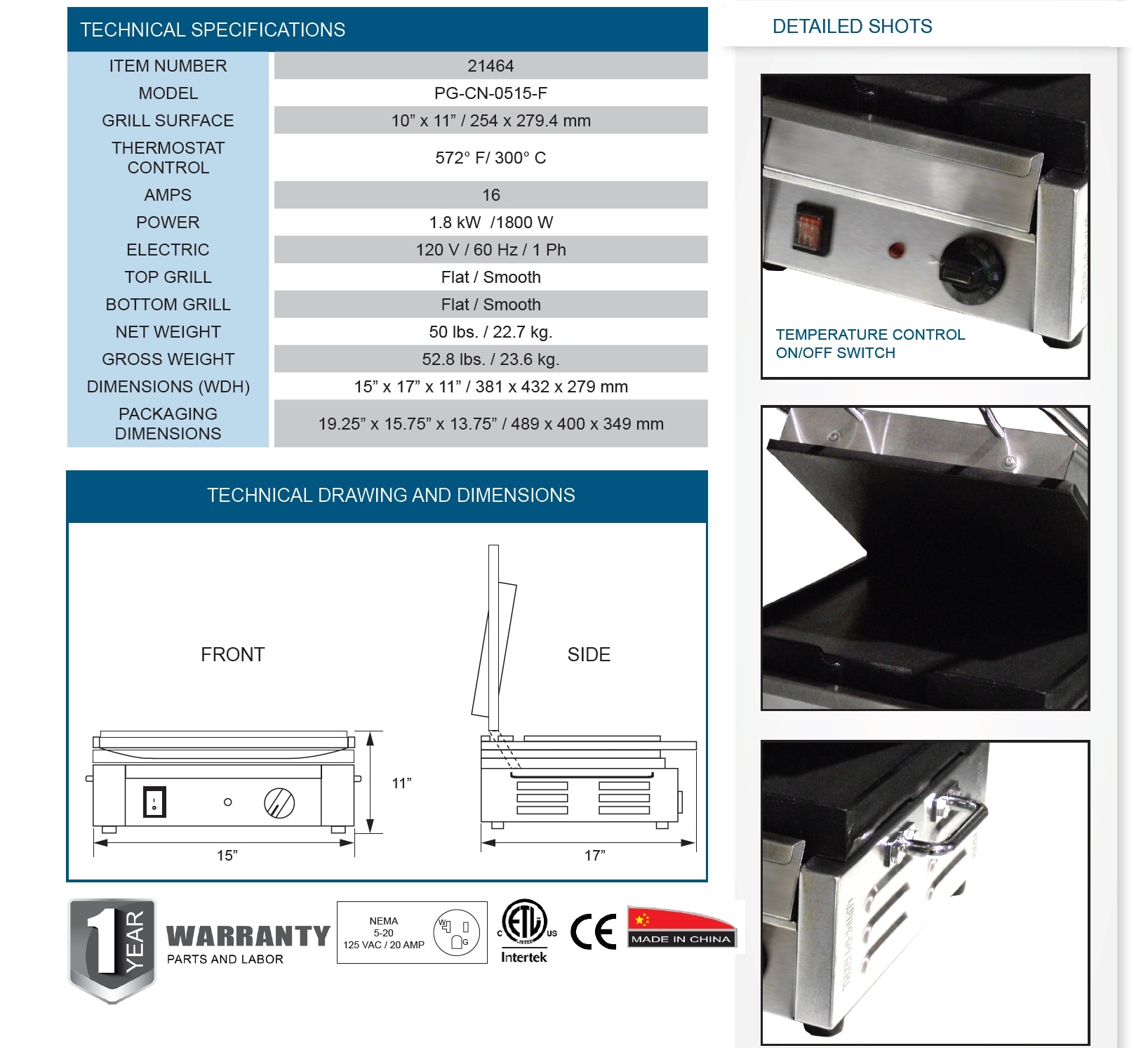 Omcan 21464