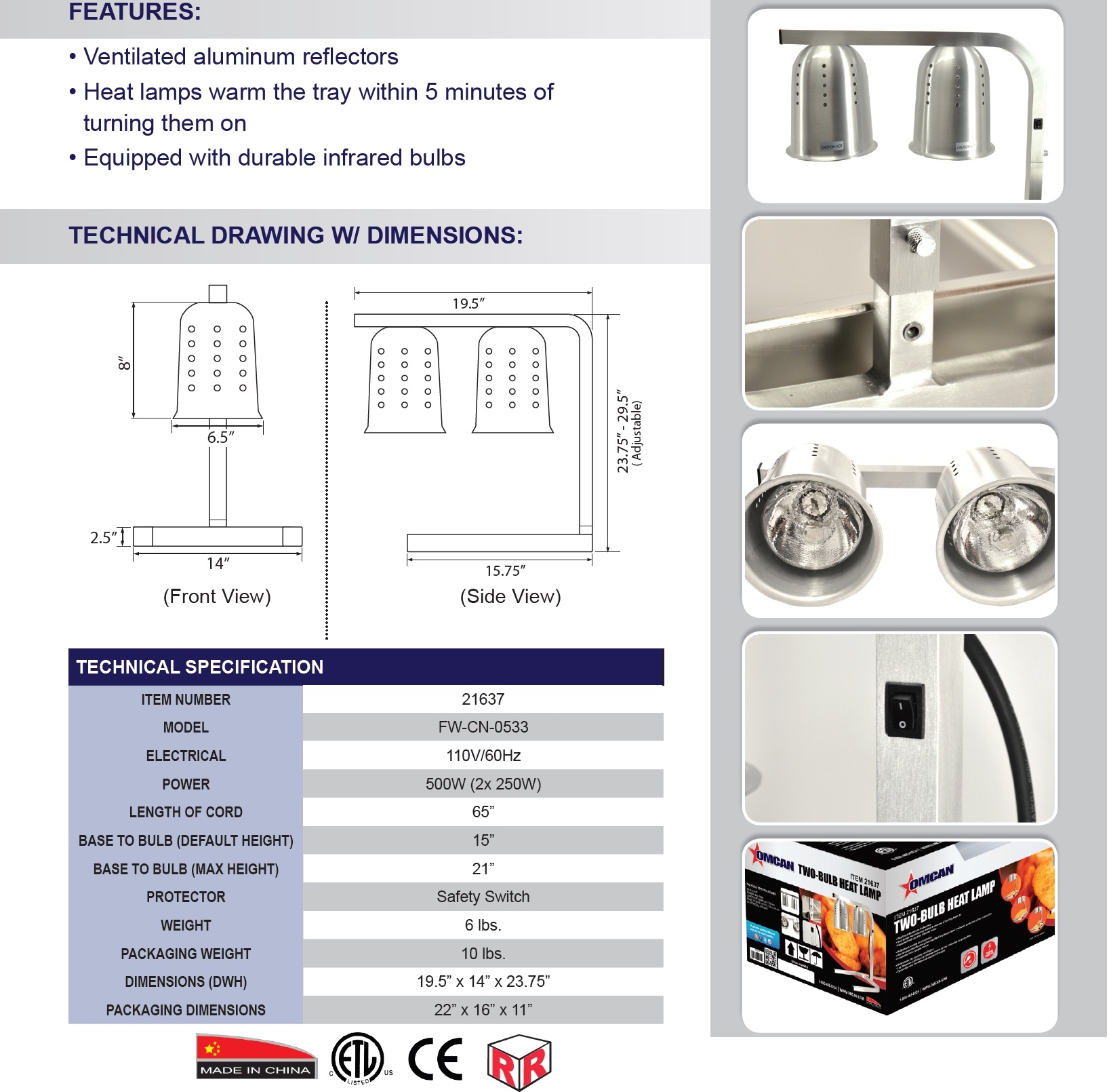 Omcan 21637