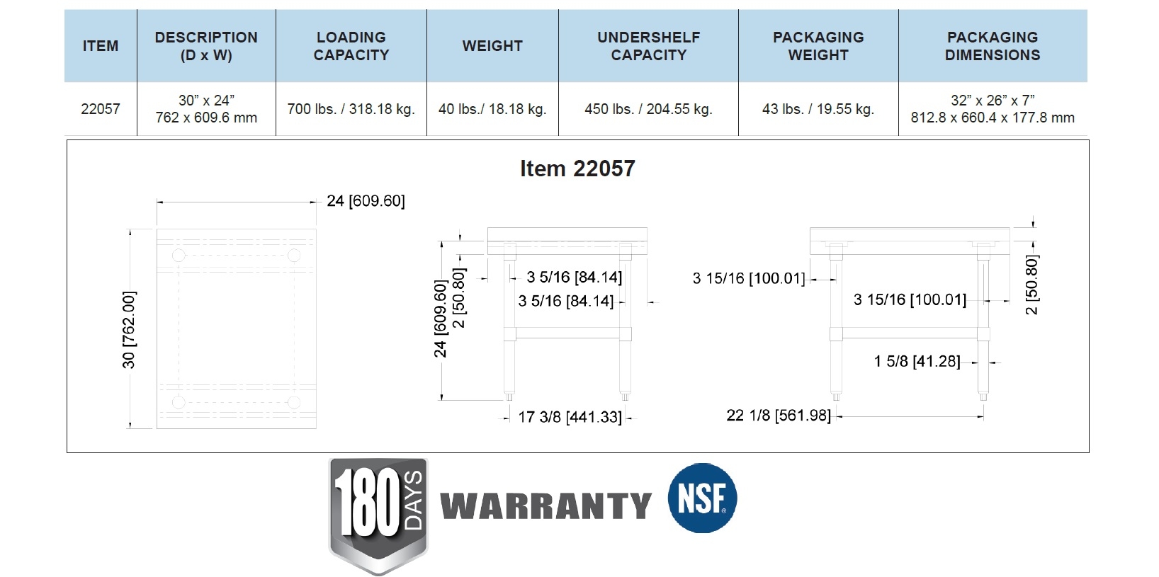 Omcan 22057 Omcan 22057