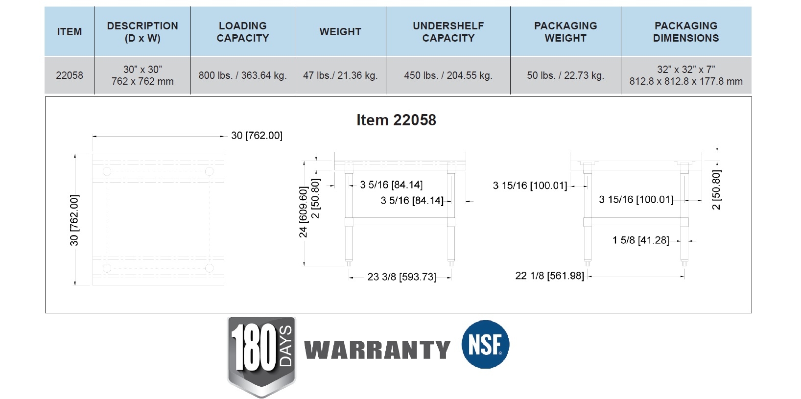 Omcan 22058 Omcan 22058