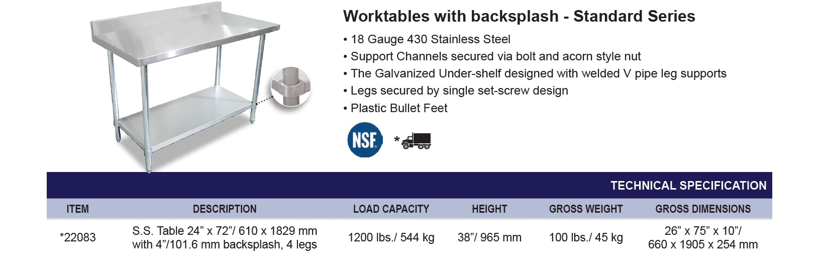 Omcan 22083 Omcan 22083