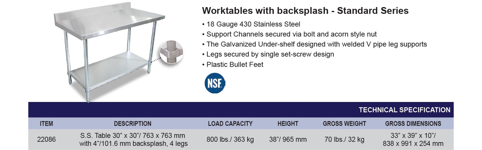 Omcan 22086 Omcan 22086