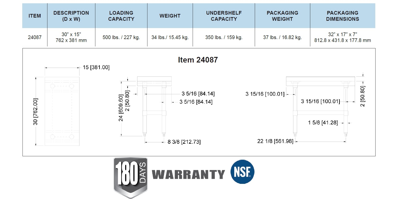 Omcan 24087 Omcan 24087