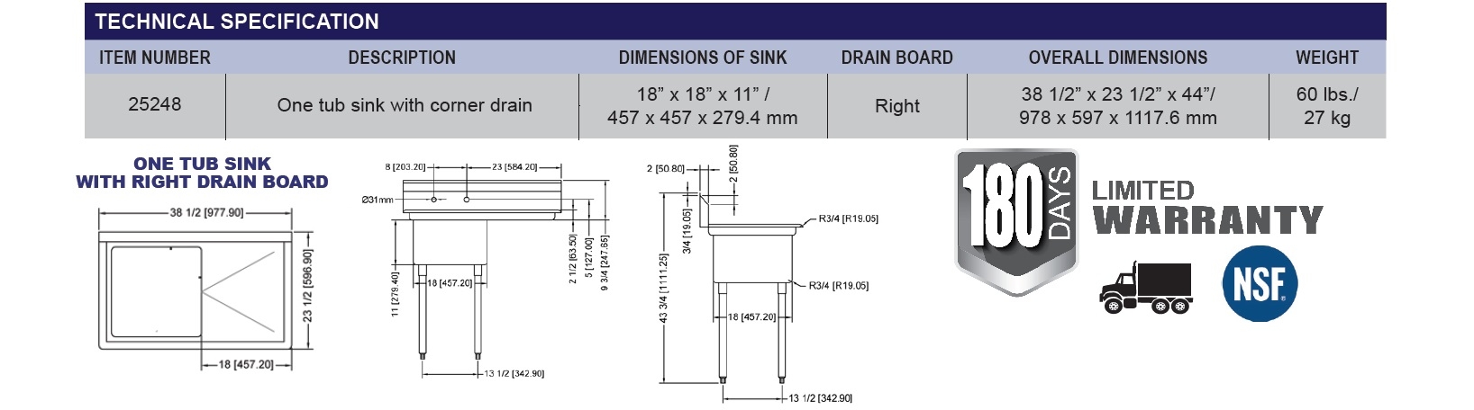 Omcan 25248