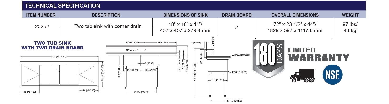 Omcan 25252