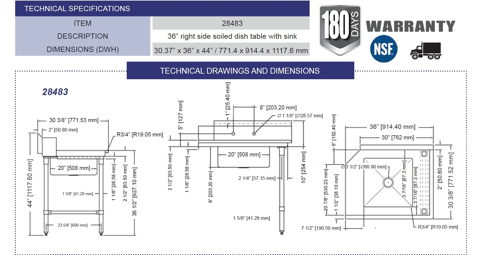 Omcan 28483