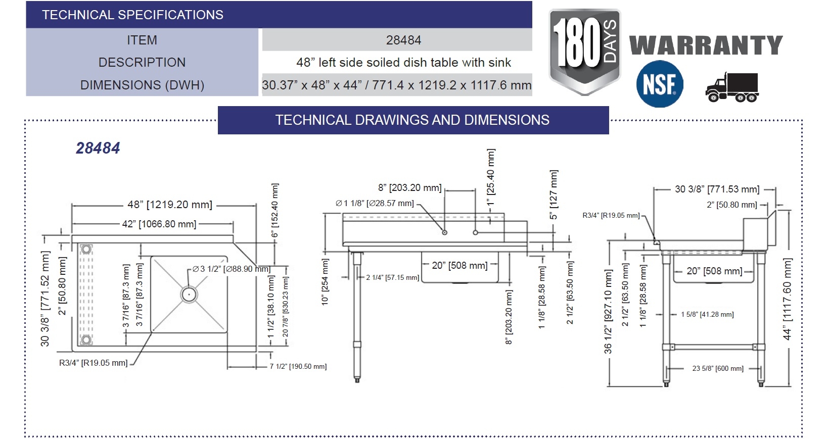 Omcan 28484