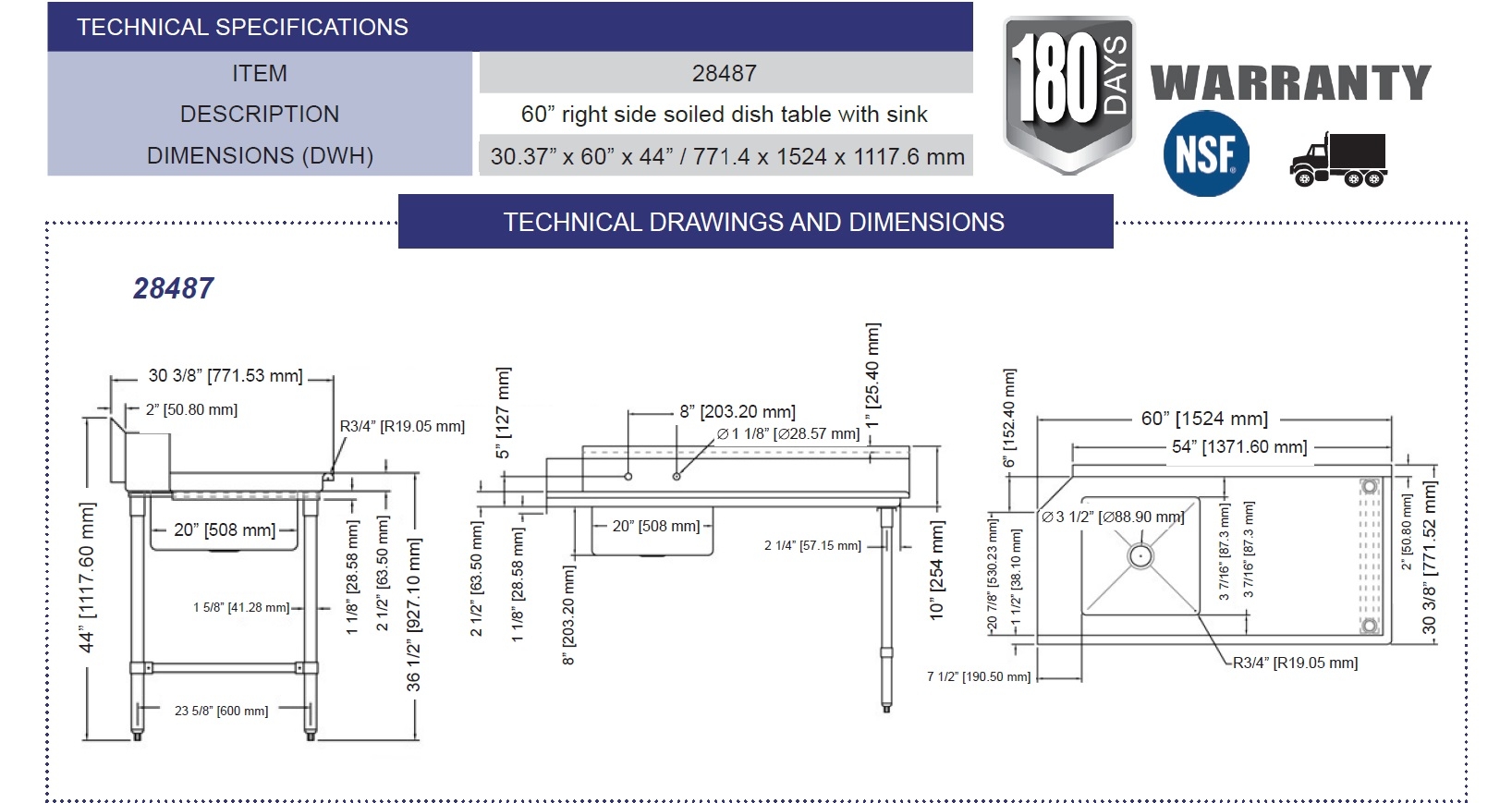 Omcan 28487