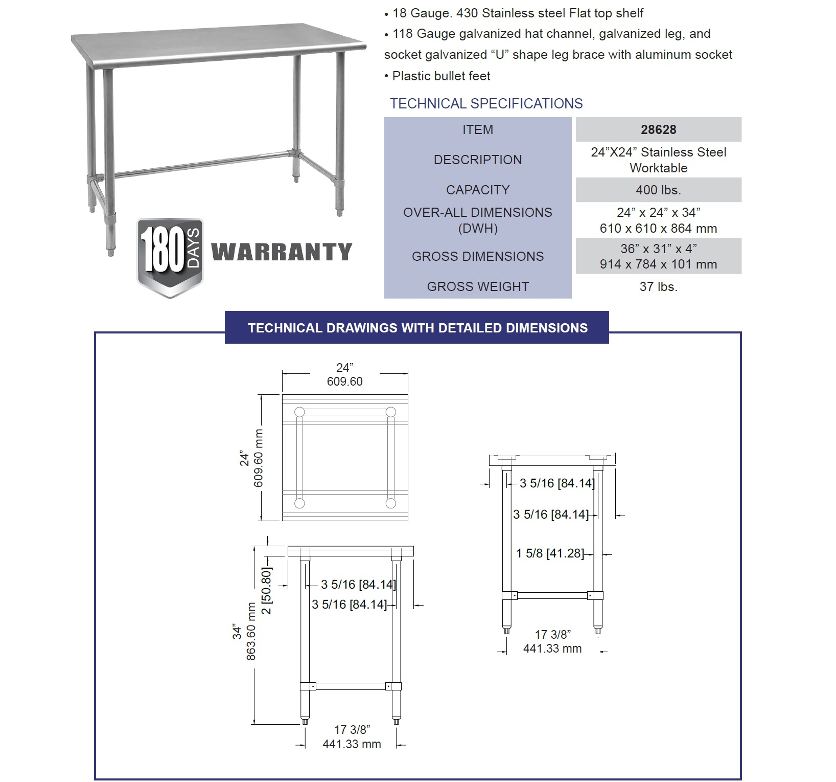 Omcan 28628 Omcan 28628