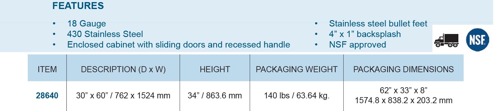 Omcan 28640 Omcan 28640