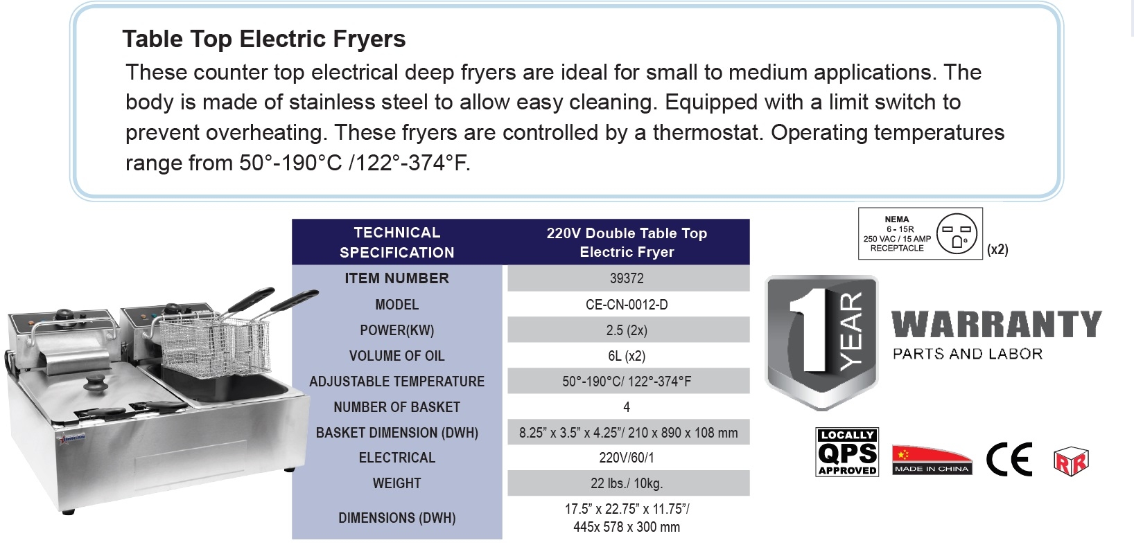 Omcan 39372 Omcan 39372