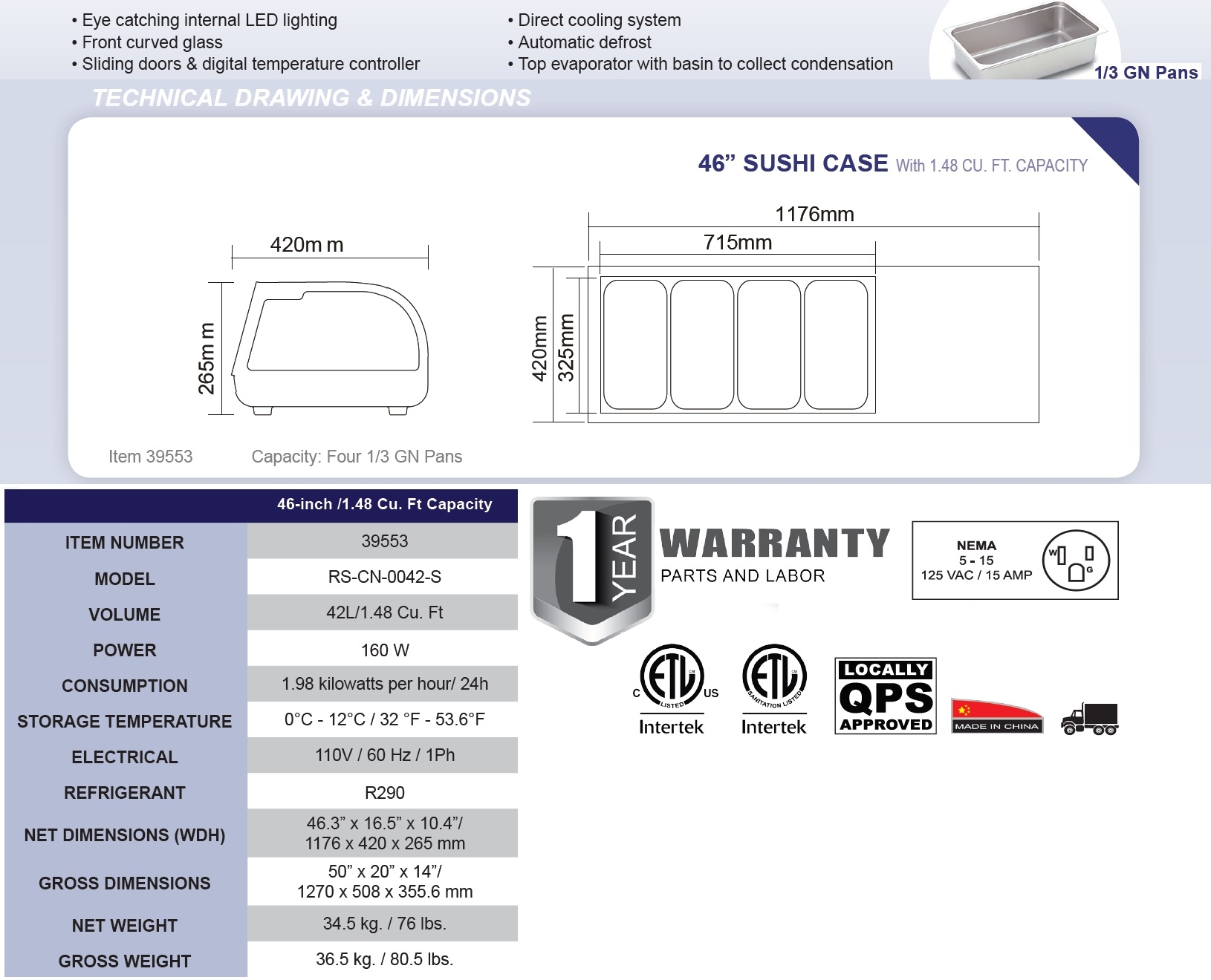 Omcan 39553 Omcan 39553